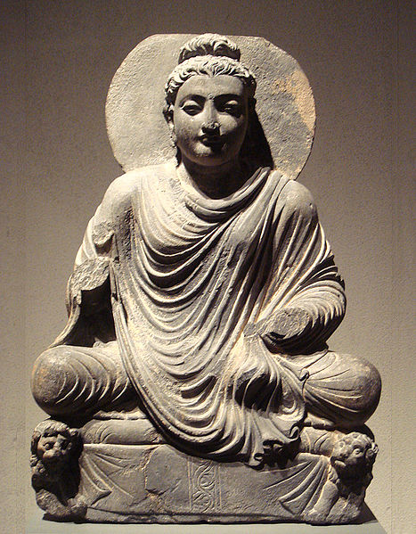 Hình 08 Tượng Phật tại Ghandāra – thế kỉ 2 CN