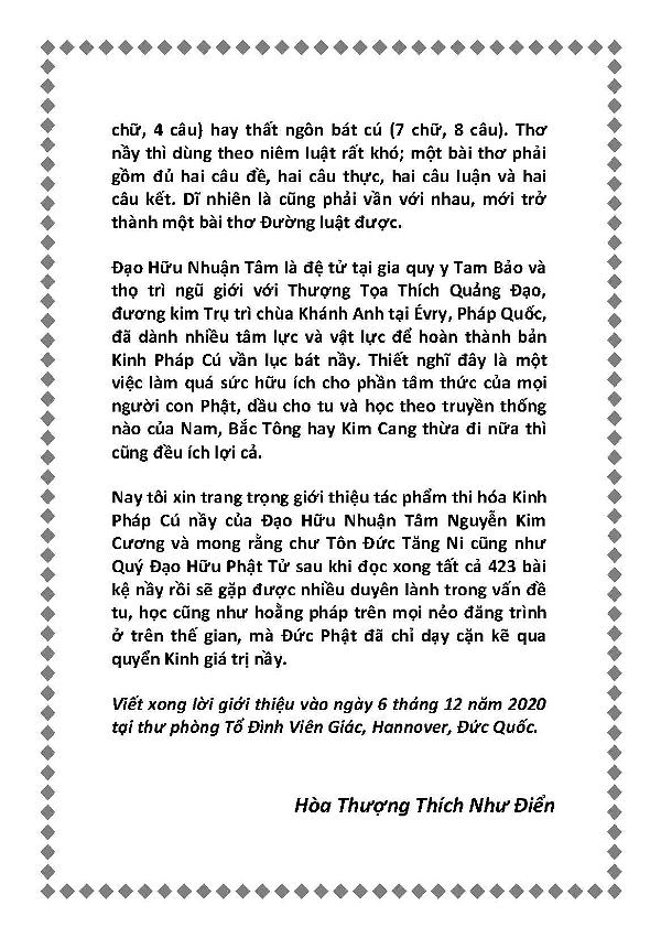Kinh Pháp Cú Vần Lục Bát 5
