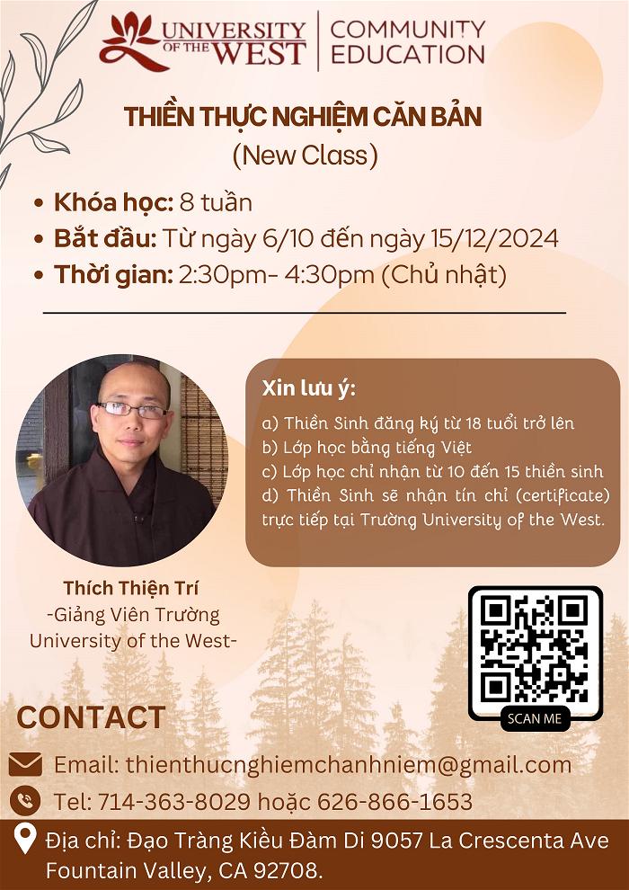 LỚP THIỀN w UWEST
