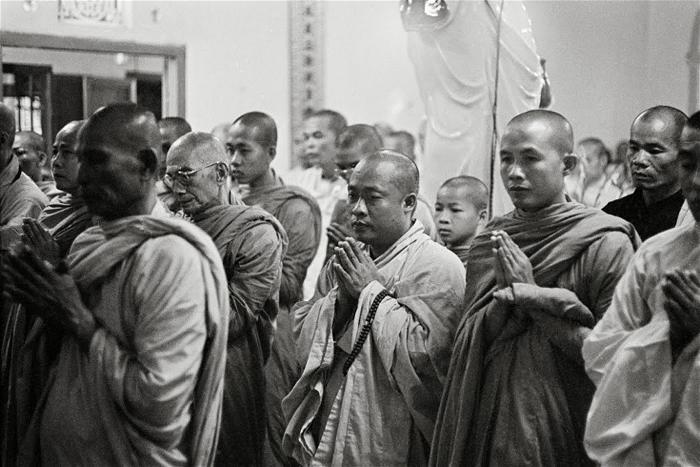 Ảnh chụp lúc 8g sáng11-6-1963 tại chùa Từ Nghiêm