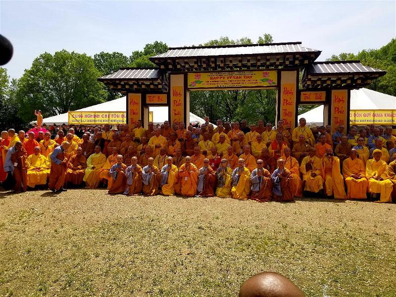 Đại tăng tại lễ Phật đản 2569, Washington DC.