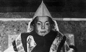 The 14th Dalai Lama at his initiation