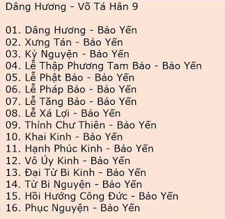 Dâng Huong Vo ta Han