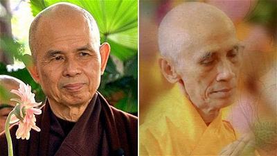 Thich Nhat Hanh và Thich Tue Sy