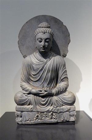 Meditating_Buddha_Statue_from_Gandhara