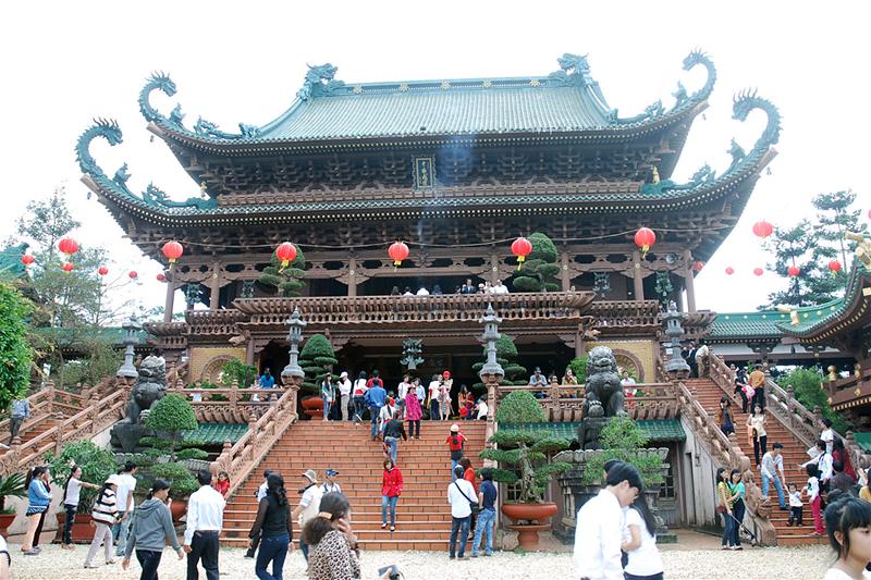 Sắc xuân tại chùa Minh Thành Gia Rai