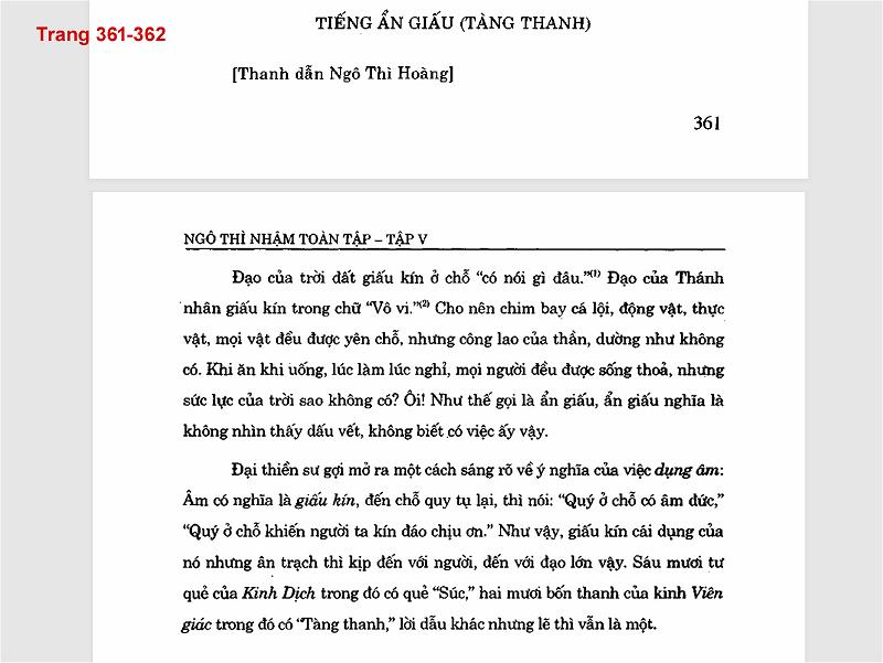 NG Tieng tang thang P 361 362