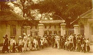 Vinh Long Sortie Eleves - photo by   Nadal 1926