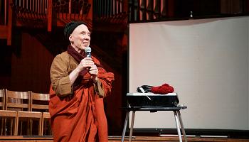 Buddhist monk Bhikkhu Bodhi was part of the organizing team for the conference