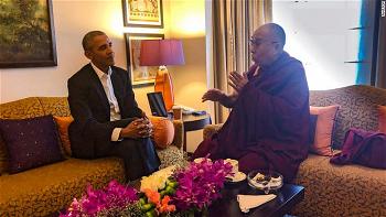 Obama and Dalai Lama