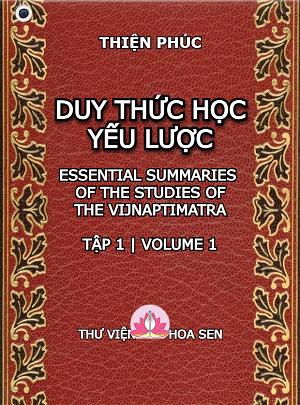 Duy Thức Học Yếu Lược Tập 1