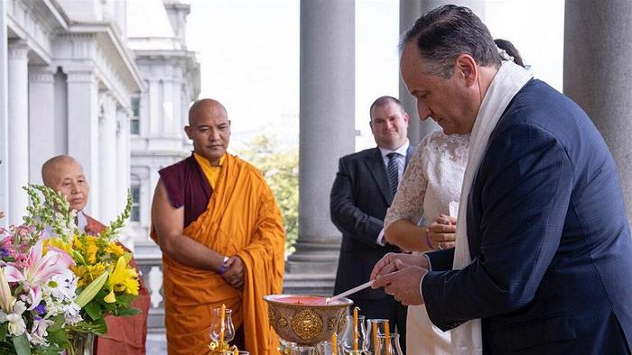 Lễ Vesak - Kỷ niệm ngày Đức Phật đản sinh, thành đạo và nhập diệt tại Nhà Trắng năm 2022 - Ảnh White House