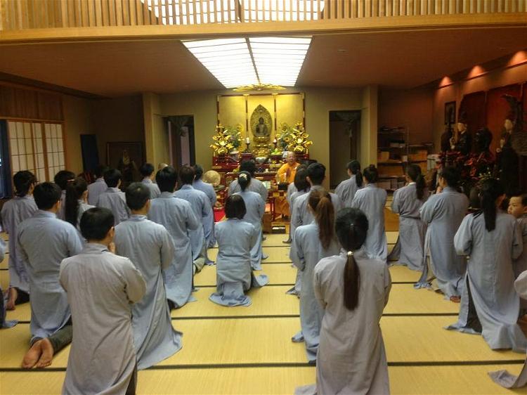 Chùa Nisshin Kutsu tổ chức khoá tu một ngày An Lạc với sự tham gia của hơn 60 Phật tử là kiều bào người Việt tại Nhật Bả
