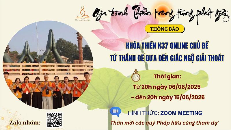 KHÓA THIỀN ONLINE K37