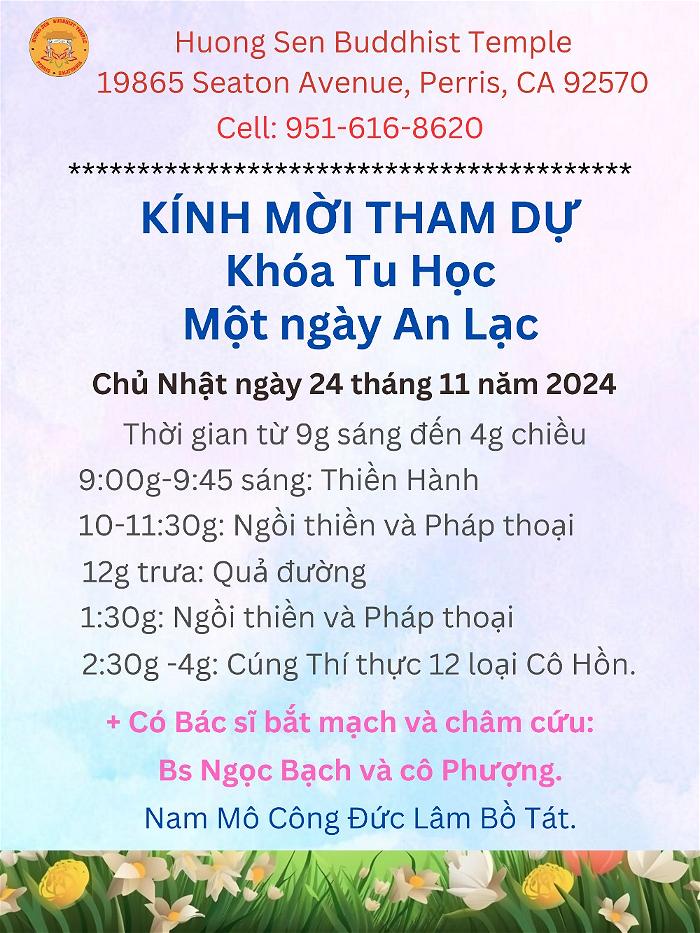 Tu Hoc Thang 11 Nam 2024
